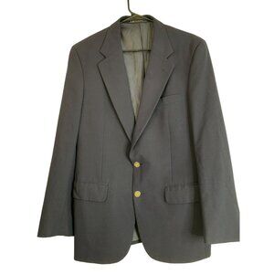 Burberrys Mens Vintage Navy Blazer Size 40R Wool USA